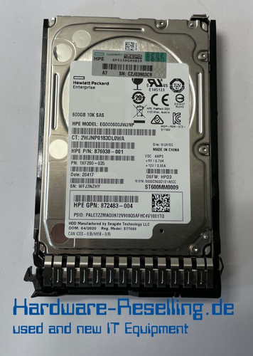 Hpe hdd interne 600gb - hpe,
