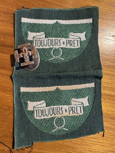 Deux insignes tissu - insignes,