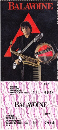 Ticket billet stub - billet, unused