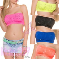 Soutien-Gorge Top Femme Strass