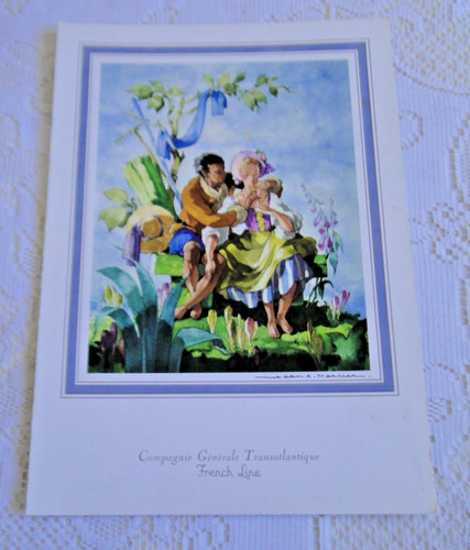Menu paquebot france - paquebot,
