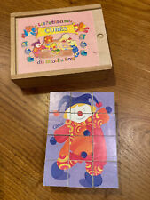 Cubes en bois, jouet premier âge, Moulin Roty, les petits amis.