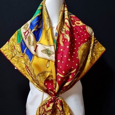 RARE VINTAGE HERMES Foulard en