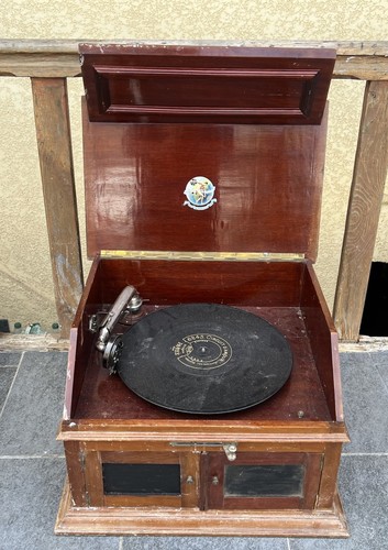 Ancien gramophone pathephone - ancien,