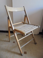 Ancienne chaise pliante bois