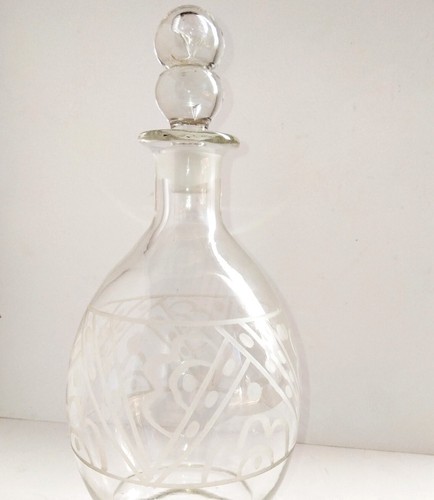 Carafe art déco cristal - carafe,