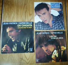 Jean-Patrick Capdevielle Lot de 3 45Tours 2Titres  Oh Chiquita/Halloween/...