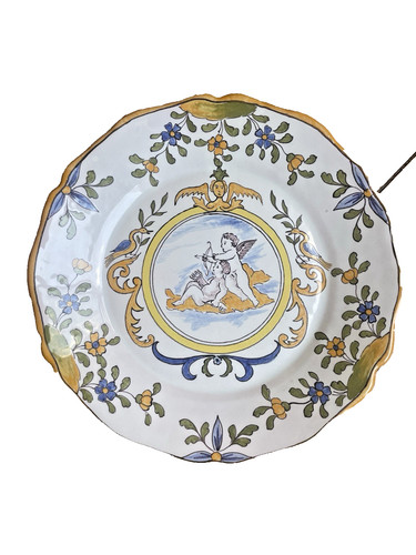 Assiette faïence charolles - assiette, de