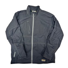 Ariat Rebar Veste Hommes Noir Softshell Stretch Toile Travail Zippé XL Haut