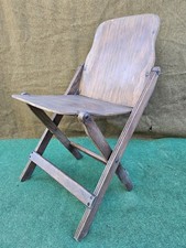 Chaise US pliante bois WW2