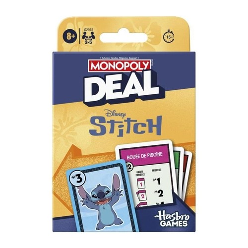 Monopoly deal stitch jeu - deal, stitch,