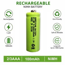 2/3AAA 100 mAh 1,2 V NiMH