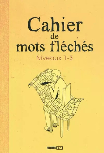 Cahier mots fléchés - cahier, de