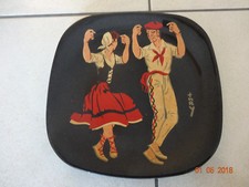 ASSIETTE PORCELAINE DANSEURS