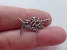 pendentif asiatique argent massif 925 poinçon et test 1,25gr 2,5x1,2cm tbé