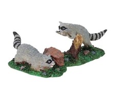 RABID RACCONS, Set of 2 Lemax