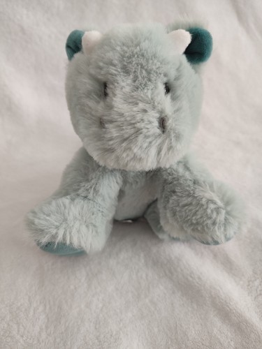 Doudou peluche dragon vert - peluche,
