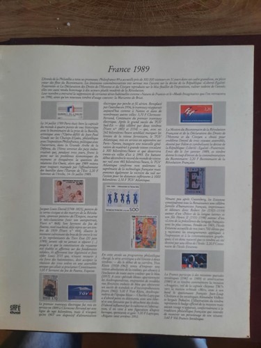 Timbres france 1989 neuf - timbres,