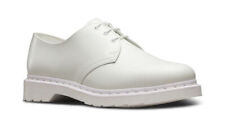 Dr Martens Doc 3 Trou 1461 Blanc Mono Lisse 14346100