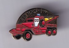 RARE PINS PIN'S .. POMPIER FIRE CAMION TRUCK GMC 4X4 DEPANNEUSE MOLSHEIM 67 ~FS