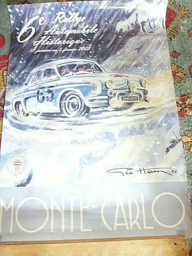 Une affiche rallye - affiche,