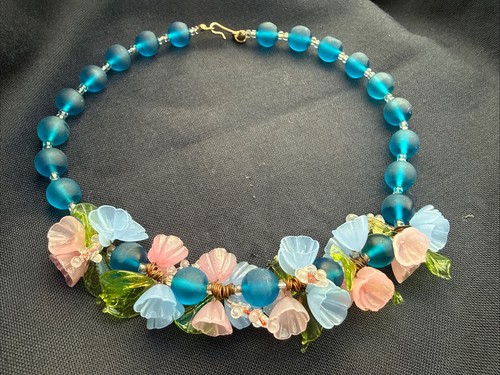 Collier vintage murano perles - vintage,