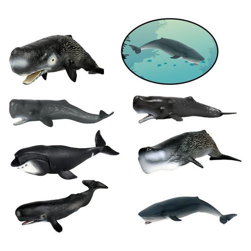 Ocean whale figures - whale, animaux