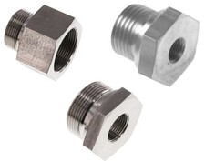 Acier Inox Haute Pression V4A Réduction Avec Zyl. Extérieur & Filetage Intérieur