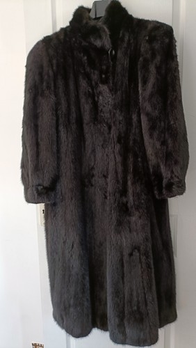 Manteau vison véritable - de,