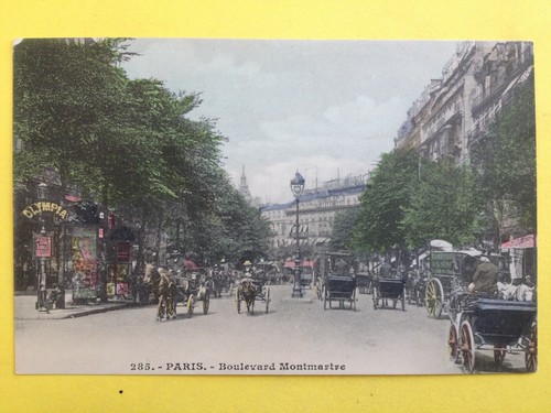 Cpa paris transport - transport, attelage