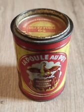 Petite BOITE métal LA POULE AU POT SISA maggi kub 1930 