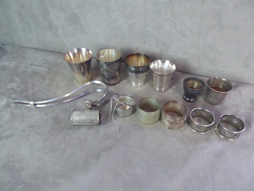 Lot metal argente - metal,