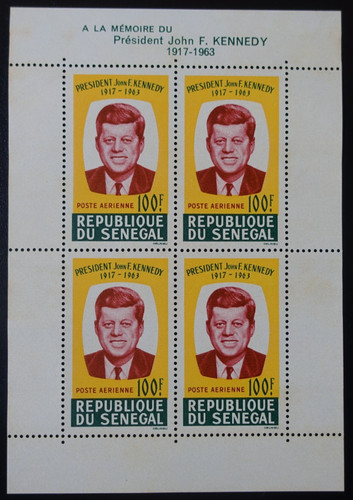 Timbres sénégal bloc - du,