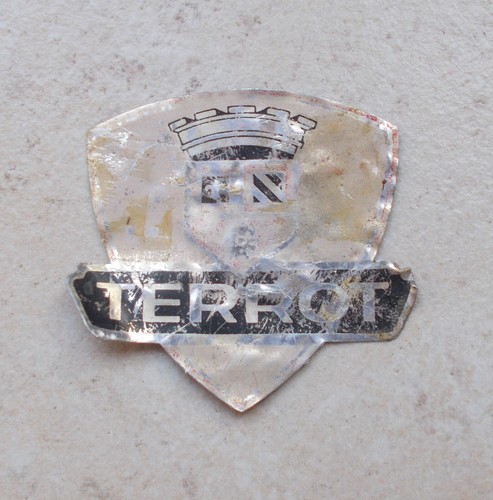 Ancienne plaque moto terrot - plaque,