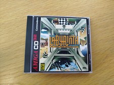 The Labyrinth of Time Amiga CD32  Repro Boitier et disque Commodore Amiga CD 32