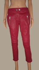 * ISABEL MARANT pour H&M *- Pantalon Enduit rouge Taille 38