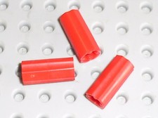 3 x LEGO TECHNIC Red Axle