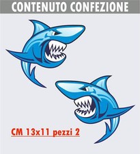 Kit 2 autocollants moto réservoir casque requin requin chopper harley custom ...