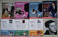 SERGE GAINSBOURG lot de presse clippings pack collection magazines 