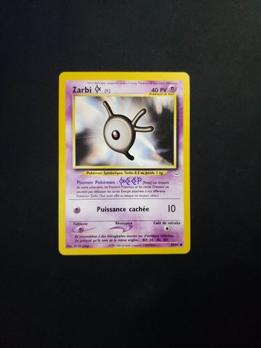 Carte pokemon zarbi k - 🇫🇷,
