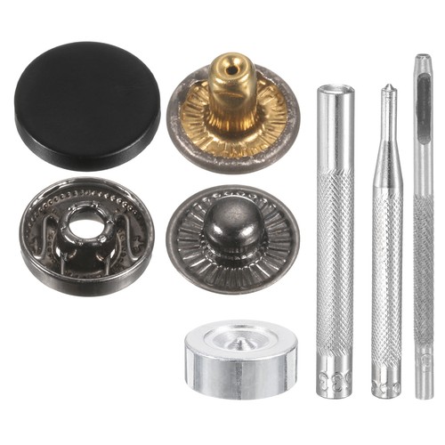 Kit boutons pression cuir 15mm - boutons-pression,