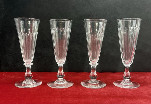 Baccarat champagne flutes - baccarat,