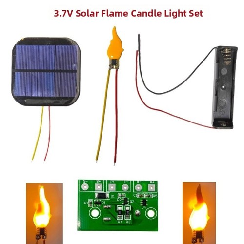 Lampe bougie solaire - à,