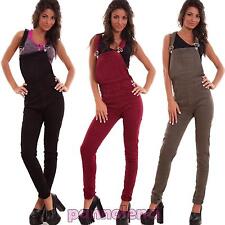 Salopette Femme Costume Global Grenouillère Coloré Skinny Élastique Neuf YD6320
