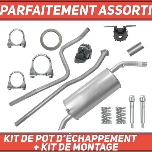 Kit pot échappement - kit,