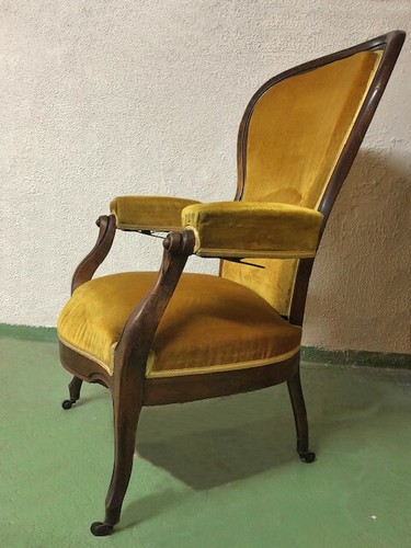 Fauteuil voltaire noyer - voltaire,