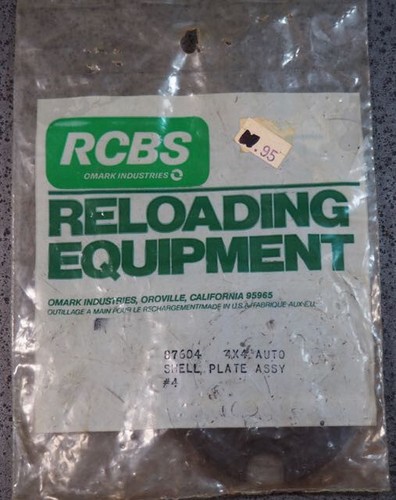 Rcbs 4x4 auto shell plate - 4x4,