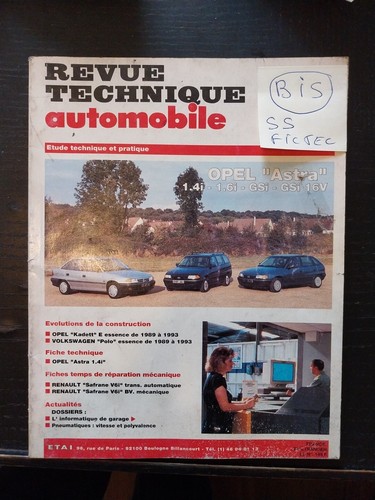 Revue technique opel - revue, 2.0