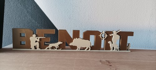 Plaque prénom - 🎯,