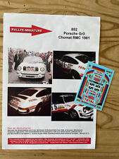 DECALS 1/43 PORSCHE 911 CHOMAT